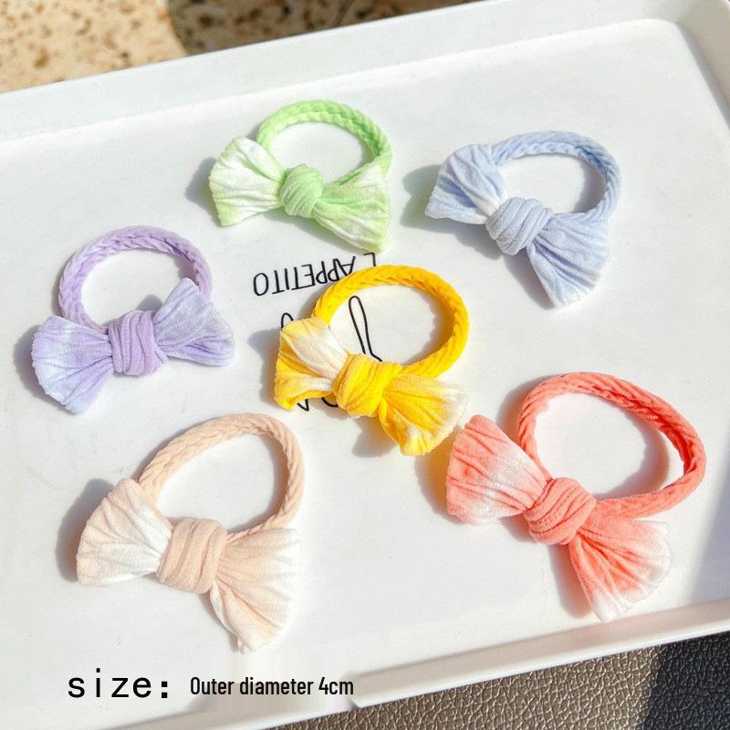 Children's Seamless High-Elasticity Hair Ties - No Damage Rubber Bands for Girls