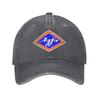 Retro Agfa Film Logo from 1960s Washed Denim Cap Casual Baseball Caps Adjustable Hat Summer Unisex Baseball Hats