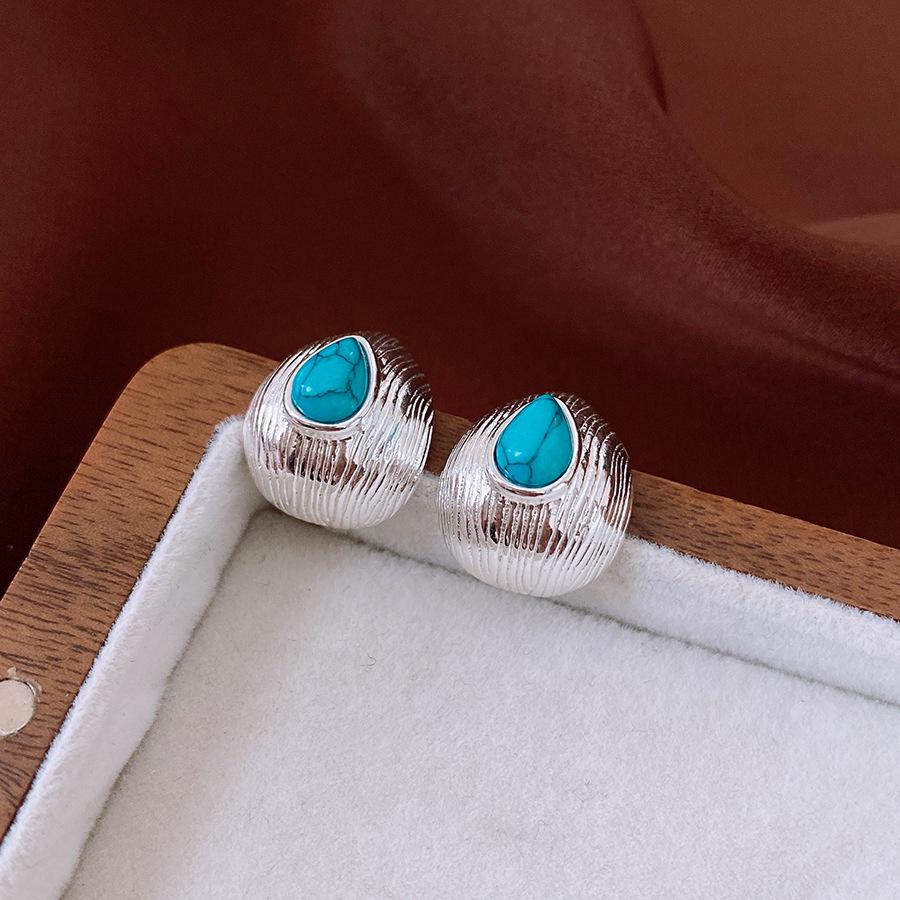 

Винтажные ретро серьги-пусеты Серебряная игла - Элегантные, универсальные, высококлассные серьги в придворном стиле.