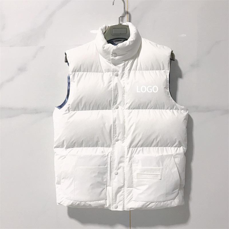 

2025CG Преміальний жилет Canada Goose зі стоячим коміром та новим логотипом-значком - Стильний та теплий для пар Extra Large