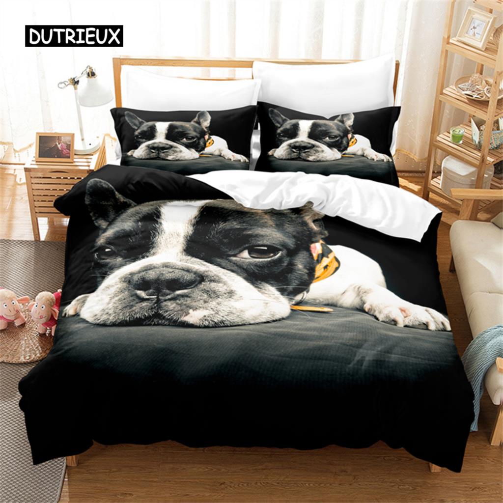 Cute Animals, Dogs  Bedding Set Duvet Cover Set 3d Bedding Digital Printing Bed Linen Queen Size Bedding Set Fashion Design