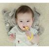 Ange 3D Giraffe Bracelet Teether, 3 Months and Older, Yellow, 1 Piece, Korean Baby Products