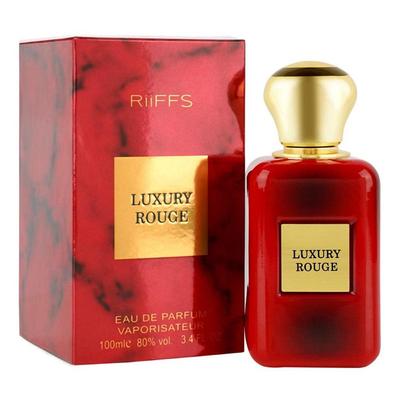 RiiFFS Luxury Rouge Perfume unisex de larga duración importado de 100 ml, fragancia especiada, aromática y floral, calmante
