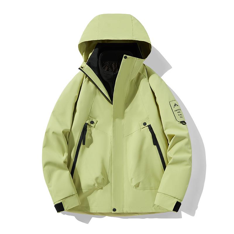 Unisex Lightweight Waterproof Hooded Jacket for Spring/Autumn - Thin, Casual, and Ideal for Cycling