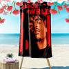 Juice Wrld's Cosmic Legacy beach towel Outdoor camping Beach towel for vacation photos Outdoor pool towel swim Absorbent bath towel printing beach