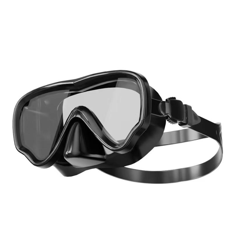 Waterproof Tempered Glass Double Lens CE Certified Spearfishing Freediving Snorkeling Mask M/L Size