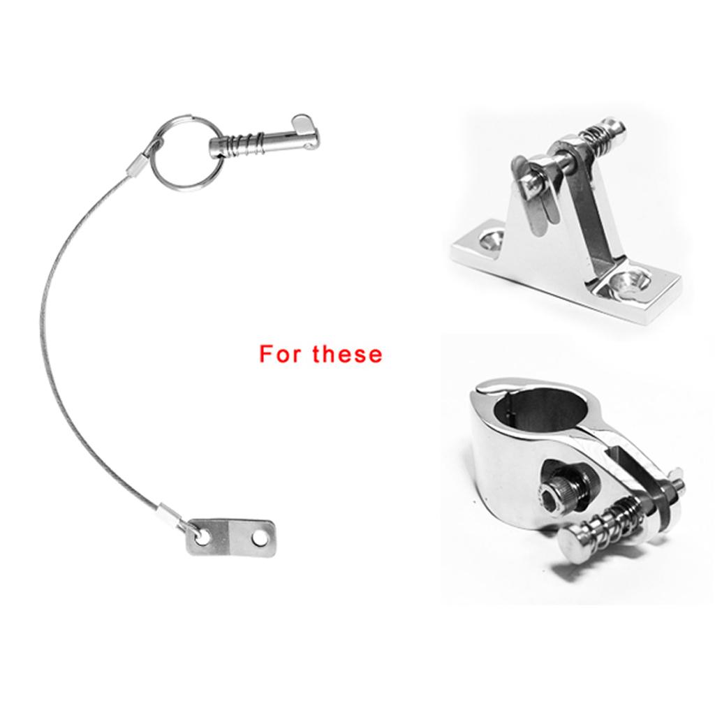 Durable Stainless Steel Quick Release Pin Marine Deck Hinge Jaw Slide Fitting for Pool Boats
