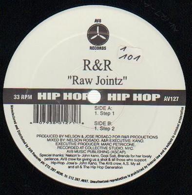 12inch Record R & R - Raw Jointz AV127 AV8 Records US Rap & Hip-Hop/R&B Used
