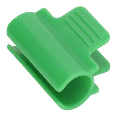 24pcs Greenhouse Clamps Single Head Row Cover Netting Tunnel Hoop Clips Insect Proof Shed Film Shading Net Rod Clips