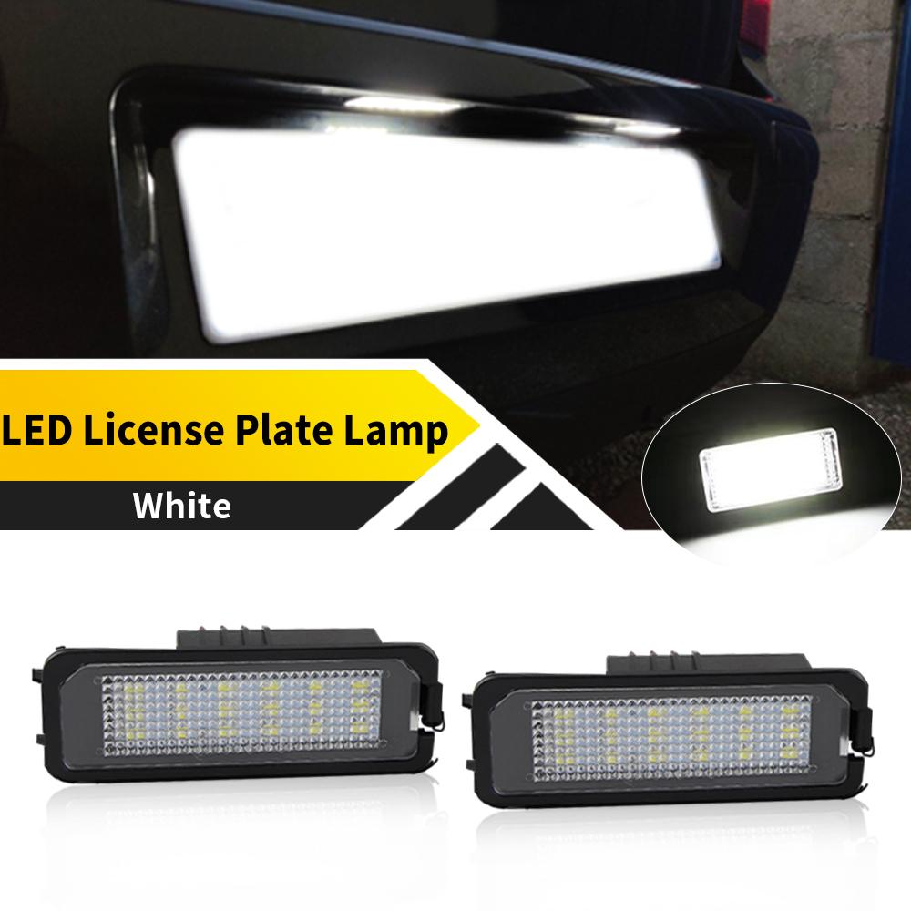 2PCS OEM Rear LED License Plate Light For Cayenne (958) 2010-2014 Cayenne (92A) 2010-2020 Macan (95B) 2014-2020 Auto Lamp Light