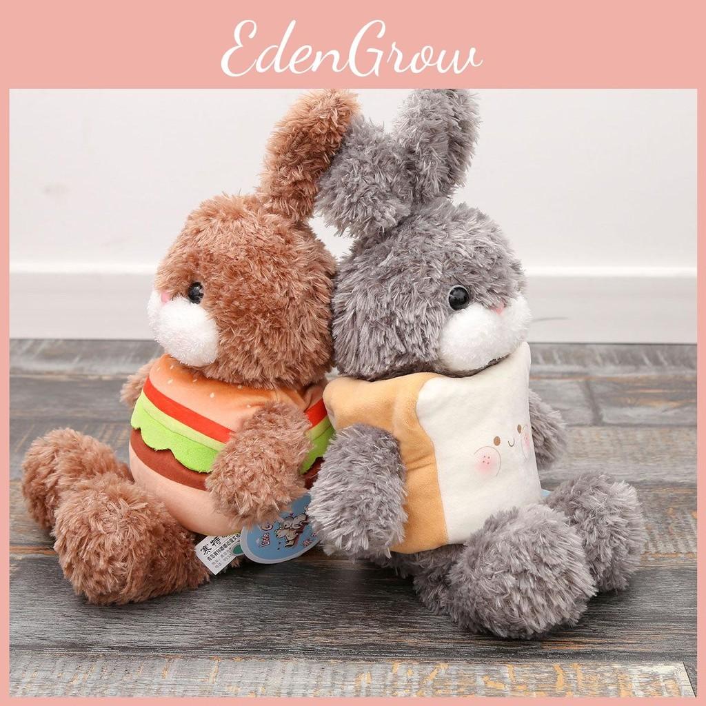 Bread Rabbit Hamburger Plush Toys Pp Cotton Filling Children Gifts Playroom