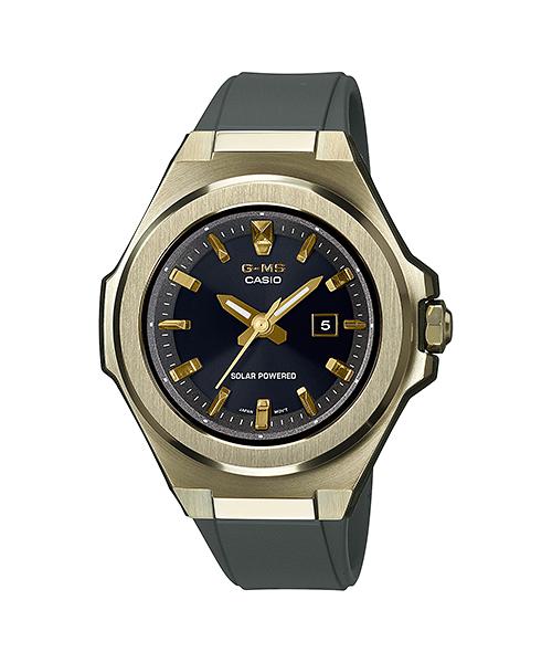 Casio Men s Stainless Steel 100M Water Resistant Analog Shock Resistant Quartz Watch MSG-S500G-3A зелёный