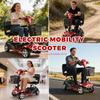 IScooter X02 Scooter de Mobilité à 4 Roues Moteur 250W Batterie 12Ah 3 Vitesses 2-8KM/H avec Pneus Pleins de 8'' Autonomie 20KM Scooter de Mobilité Électrique Compact