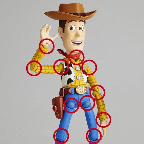 SFX Revoltech 010 Toy Story Woody Non-Scale ABS & PVC Painted Action Figure New Package Edition