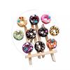 Acrylic Donut and Dessert Display Stand for Weddings - Wood Stand for Table Decor and Ice Cream Cone Holder.