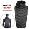 Thermal Neck Protector Cotton Chest Bibs Scarf New Winter Neck Scarf  Cycling