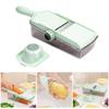 Handheld Kitchen Mandoline Slicer for Vegetables Cheese Manual Onion Cutter Practical Food Cutting Tool with Container