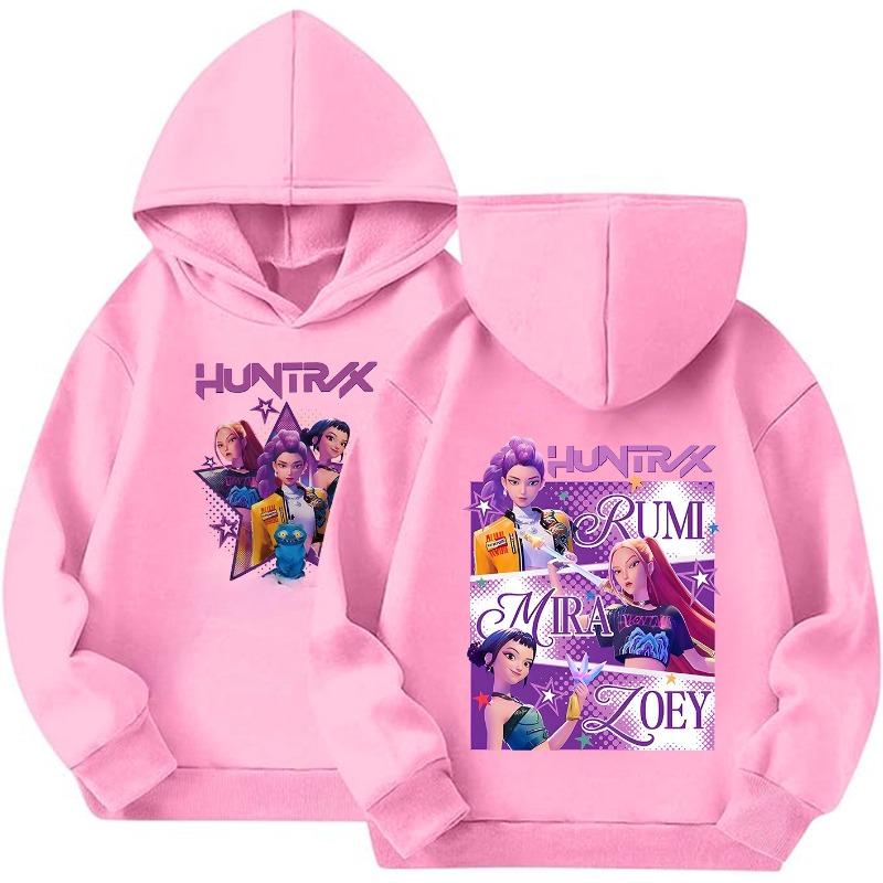 Girls Hoodies & Sweatshirts KPop Demon Hunters Printed Girls's Loose Hoodie