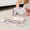Kids Play Vanity Toy, ,Makeup Table with Pretend Makeup Accessories, Dress Up Kit,