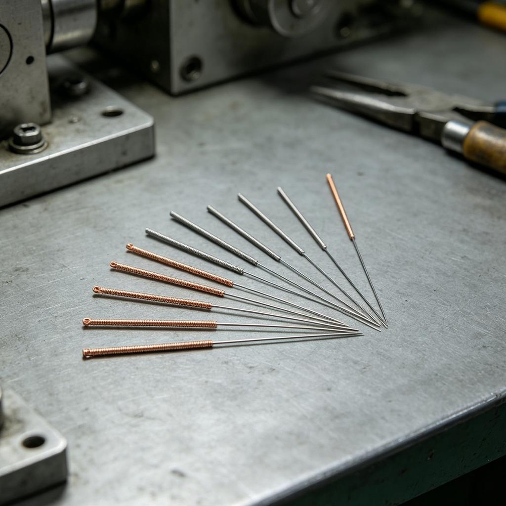 Effective Storage Box Stainless Steel Cleaning Needle Good Toughness