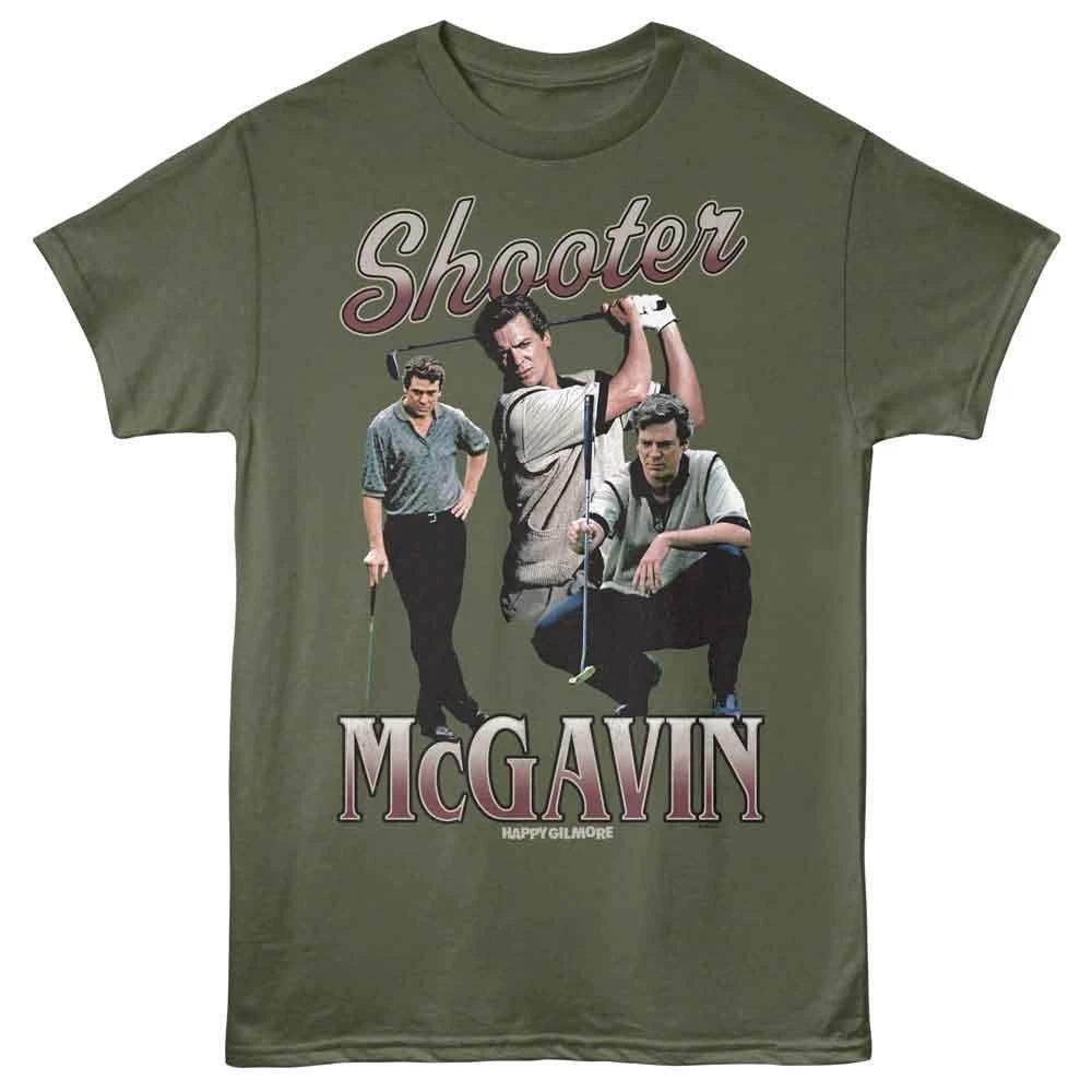 Happy Gilmore - Shooter Collage - Solid Children s T-shirt - Military Green 100
