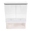 Grain Dispenser Transparent Large Capacity Airtight Cereal Container Dispenser for Beans Rice Dry Food