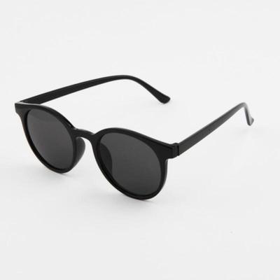 Unisex Black Simple Daily Sunglasses