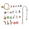 Weihnachts-Countdown-Armband-Bastelset 24 Tage Exquisites DIY Geruchloses Charm-Armband Blind Box