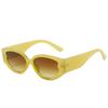 Oval Sunglasses Trend European And American Personality Goose Egg Street Shot Glasses Fashion Metal Sunglasses Women
