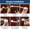 1/3/5/10Packs Baby Safety Lock Drawer Child Safety Cabinet Locks Adhesive Cabinet Drawer Door Latches Baby Safe Straps