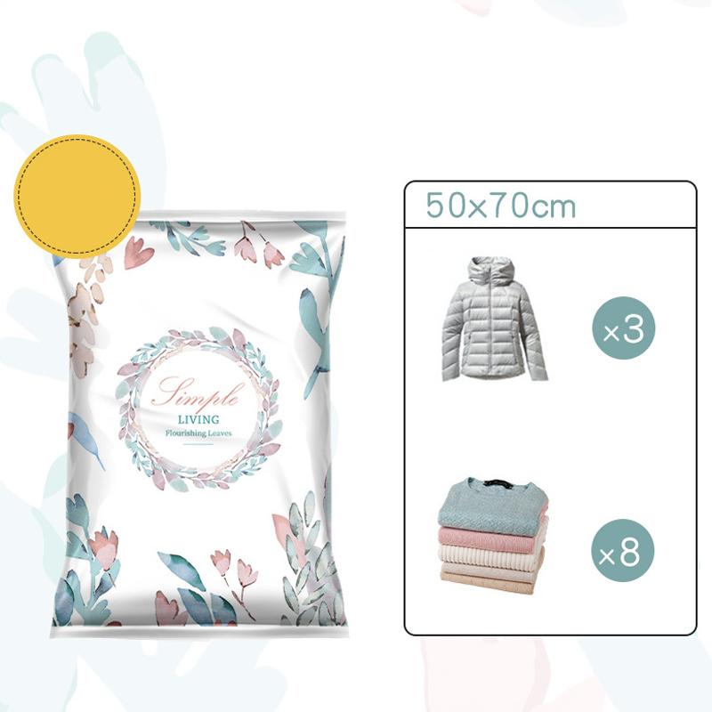 Vacuum Storage Bags Compression Bags for Clothes Thickened Material Space Saving Storage Organizer Travel Home Use Bedding Clothes Storage Bag
