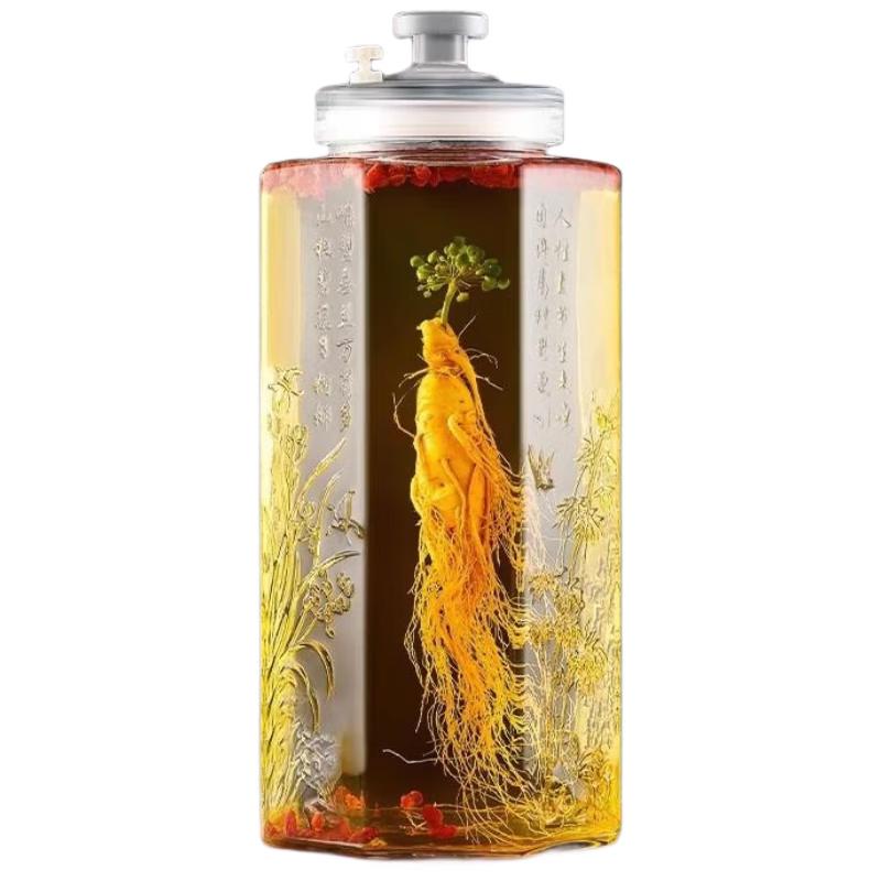 Sealed Glass Wine Soaking Jar