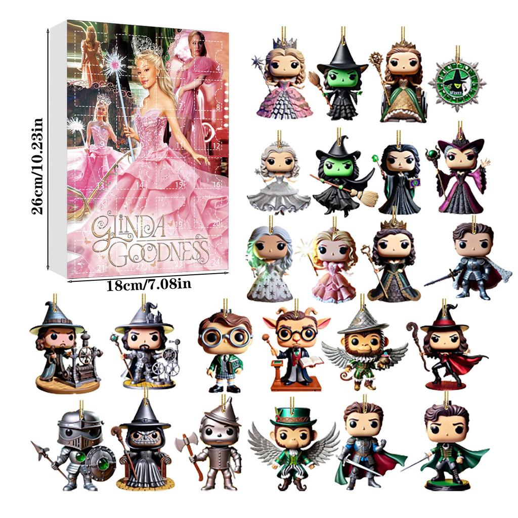 Wicked Christmas Decor With Acrylic 24 Figures For Holiday Gifting