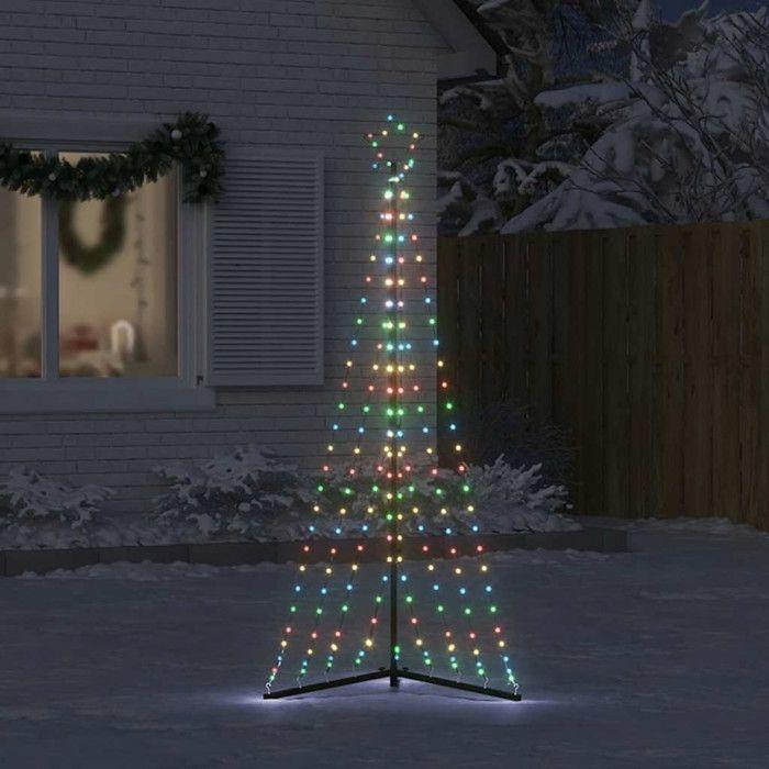 VidaXL LED Christmas Tree 339 Colorful LEDs 187 Cm, Christmas Light, LED Christmas Light, Outdoor Christmas Light, 4016431