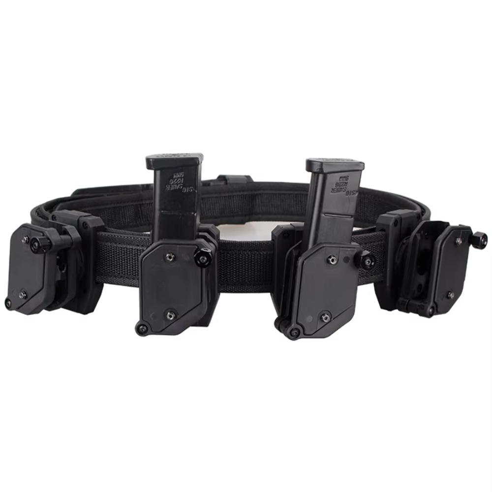 Tactical Skirmish IPSC Belt Perfect Match with Holster Speed Magazine Pouch Set, Competition Shooting Belt, Mag Holster Set