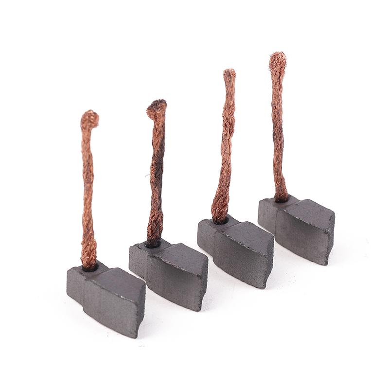 4Pcs Car Electronic Fan Motors 8*9.7*22Mm Automotive Fan Motor Brushes Carbon Brushes Diy Accessories