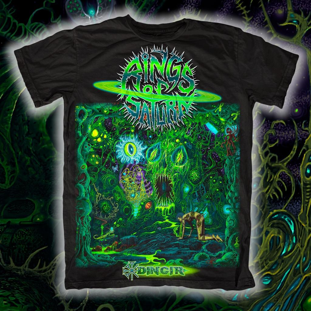 2026New Rings of Saturn Band Graphic Cotton T-shirt Unisex Summer Short Sleeve Fashion Brand Tee Luxury Casual Vintage Retro Top