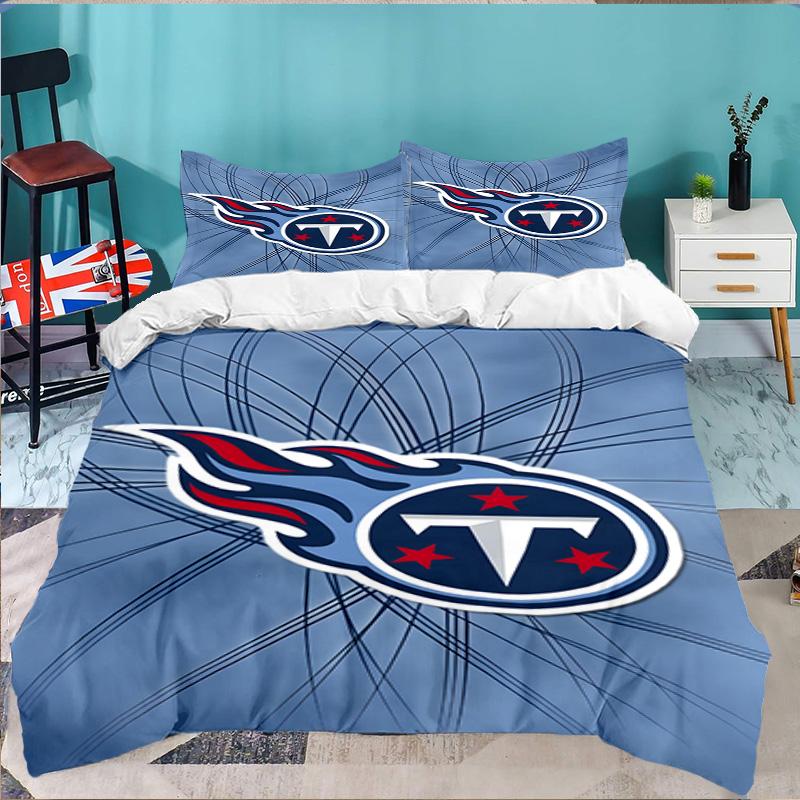 Tennessee Logo Kunst 3-teiliges Bettwäsche-Set, Enthält 1 Bettbezug und 2 Kissenbezüge, Perfektes Geschenk für Weihnachten, Ideal für Schlafzimmer, Wohnheim