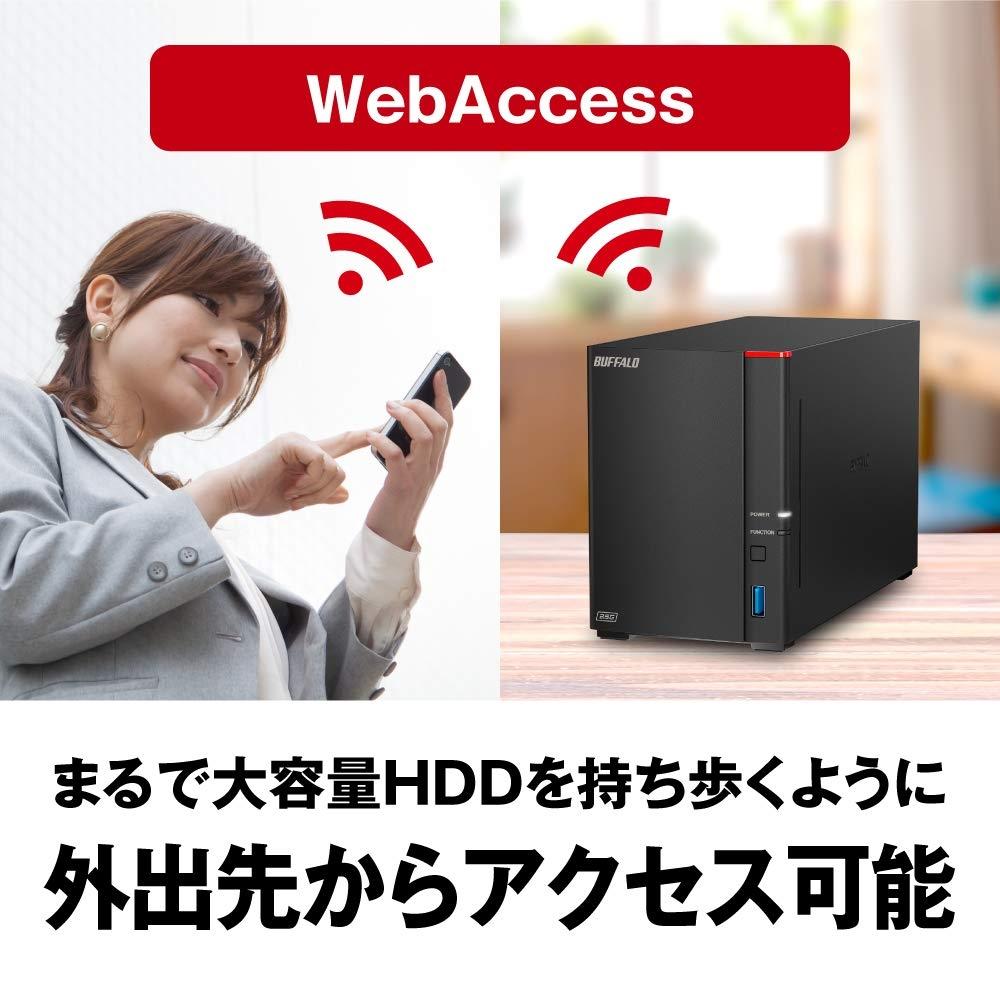 BUFFALO Link Station LS720DN Network HDD 2 Bay 8TB LS720D0802N
