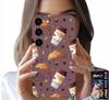 Etui Do Samsung Galaxy S23 - Case Z Kawą Rogalikami I Ziarnami W Tle