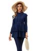 2022 Women's Conservative Muslim Swimsuit with Chest Pad