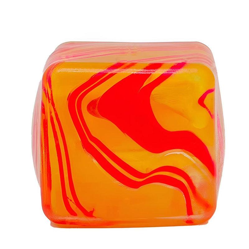 Squishy Geometric Cube Squeezing Balls Fun Pinch Finger Fidget Toy Kids Adults Stress-Relieving Slow Rebound Toy Gifts