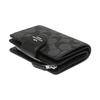 Coach Corner Zip Classic Fashion Monogram Corner Zip PVC Wristlet Clutch Mahjong Wallet Women clutch Charcoal C0082-SVDK6
