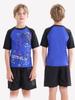 2025 Boys' Two-Piece Sun Protection Swim Set: Swimsuit & Trunks for Children and Teens