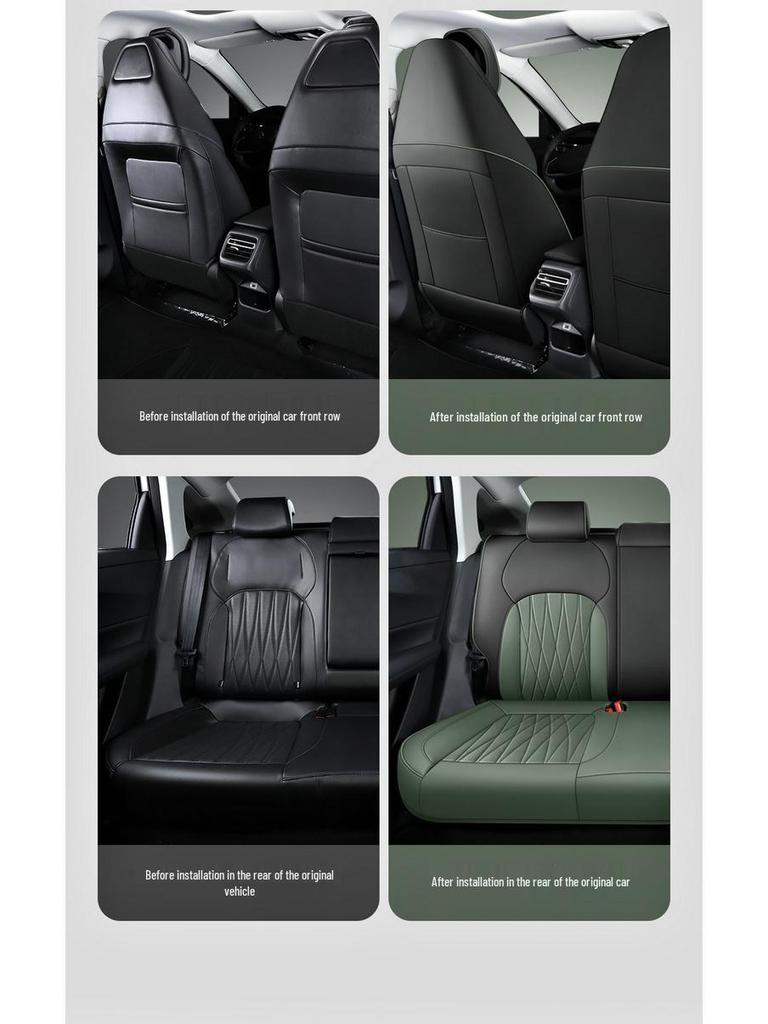 All-Season Perforated Leather Sports Car Seat Cushion for Qiyuan A05