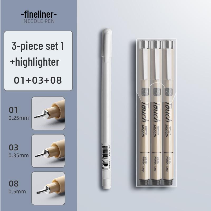 Waterproof Brown Technical Pen for Manga and Line Art Drawing
