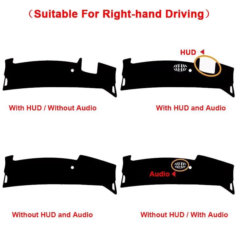 Car Dashboard Cover Dashmat Carpet Dash MatCape For Kia Niro II 2026 2026 2026 2026 Interior Anti-dirty Pad Accessories