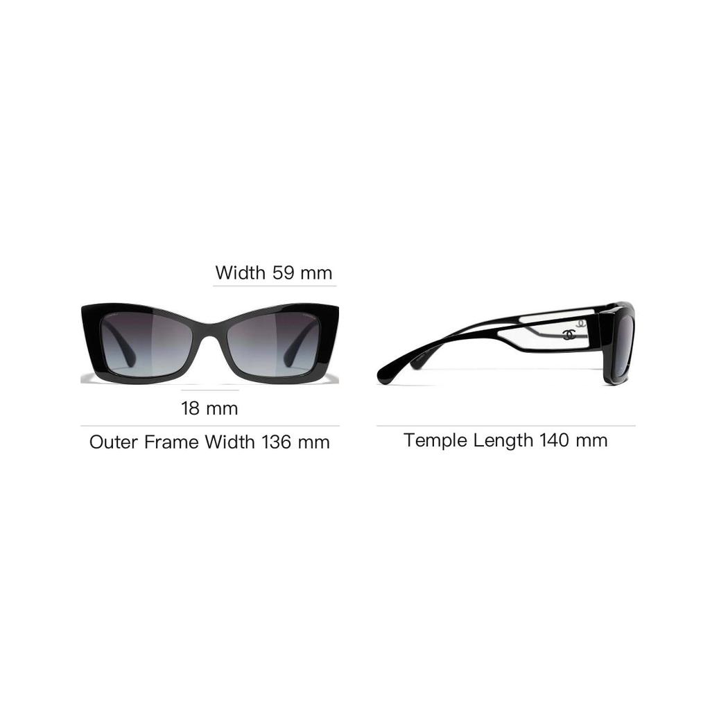 Chanel Avant-Garde Fashion Trend Butterfly Sunglasses Women sunglasses CH5430C501S6
