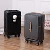 Expandable Cross-Border Sports Suitcase with Silent Wheels & Cup Holder for Men & Women