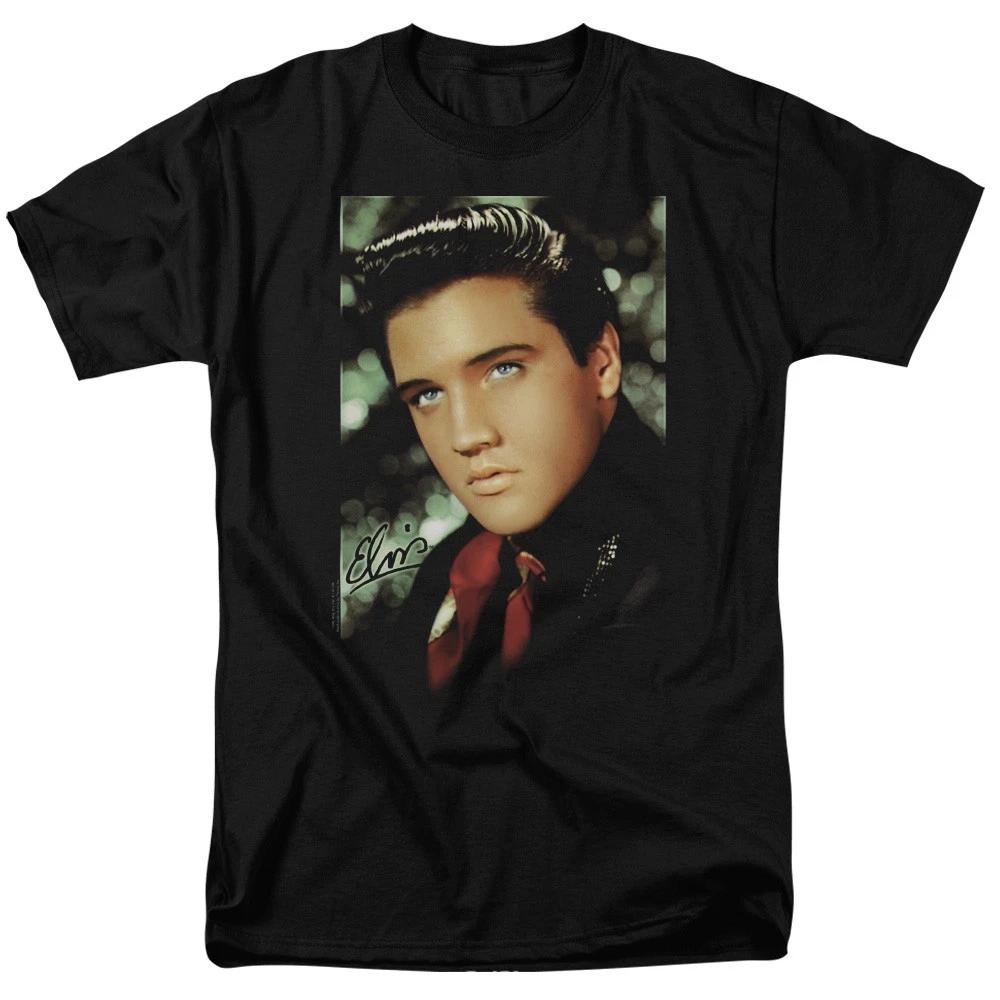 Elvis Presley - Red Scarf - Unisex Short Sleeve Children s T-shirt - Black 110